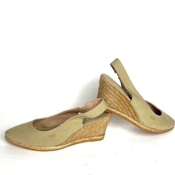 NWOB VISCATA Barcelona Canvas Sandal Wedged Canvas Espadrilles sz 38 US 6,5 - 7 - Picture 3 of 16